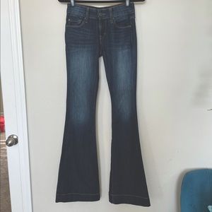 David Kahn bell bottom jeans size 25